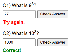 Cubes and cube roots worksheet